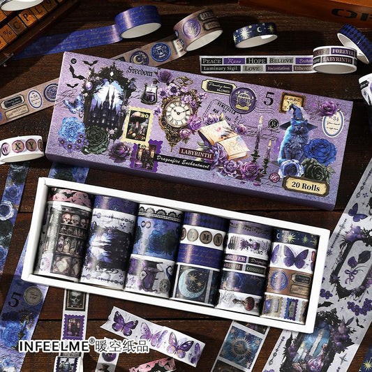 Journal Washi tape set (20 rolls/box)