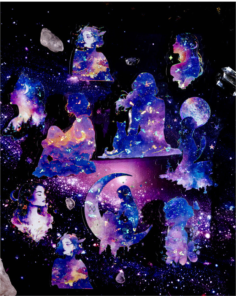 Journal sticker packs (20 pcs/pack) Starry Sky Theme