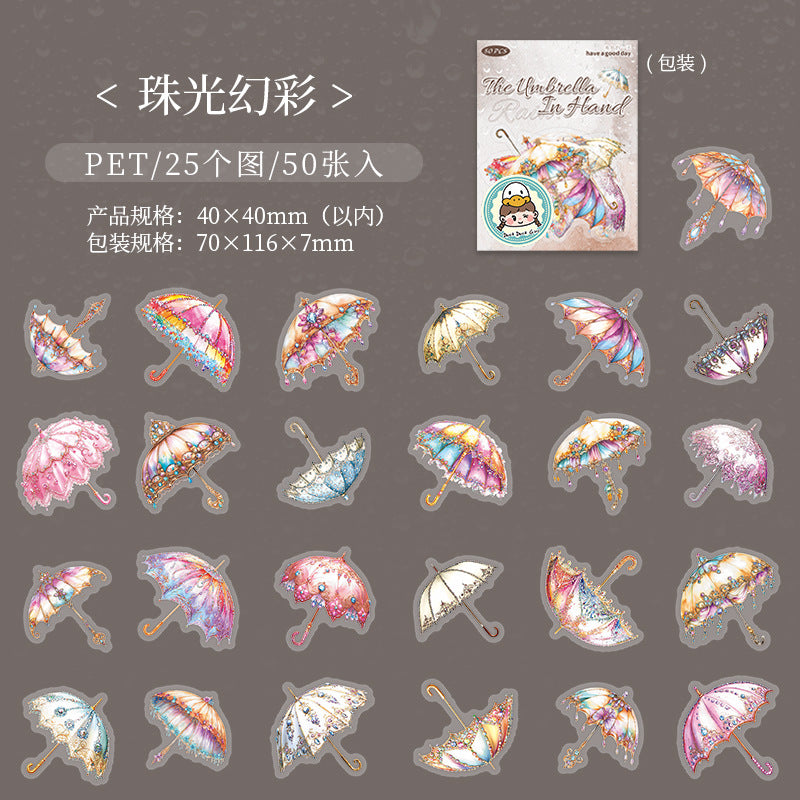 Journal PET sticker packs (Umbrella)