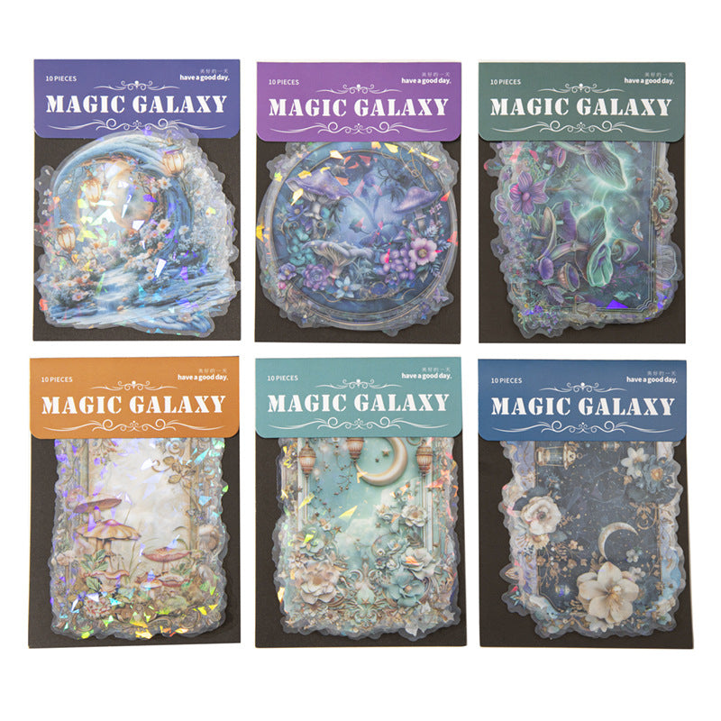 Journal shell light PET sticker packs (Sea theme)