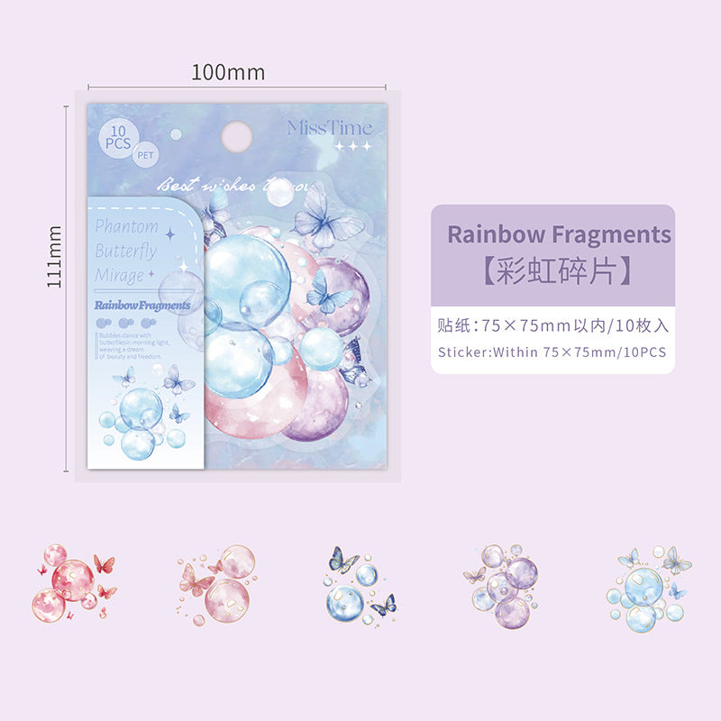 Journal sticker packs (Butterfly Bubble)