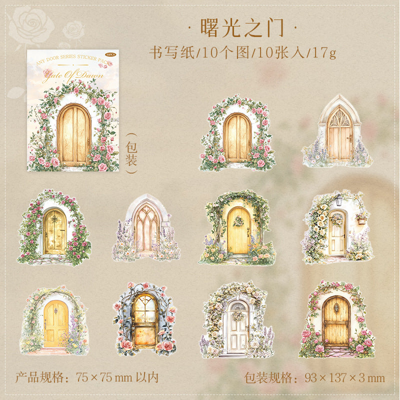 Journal hard card sticker packs