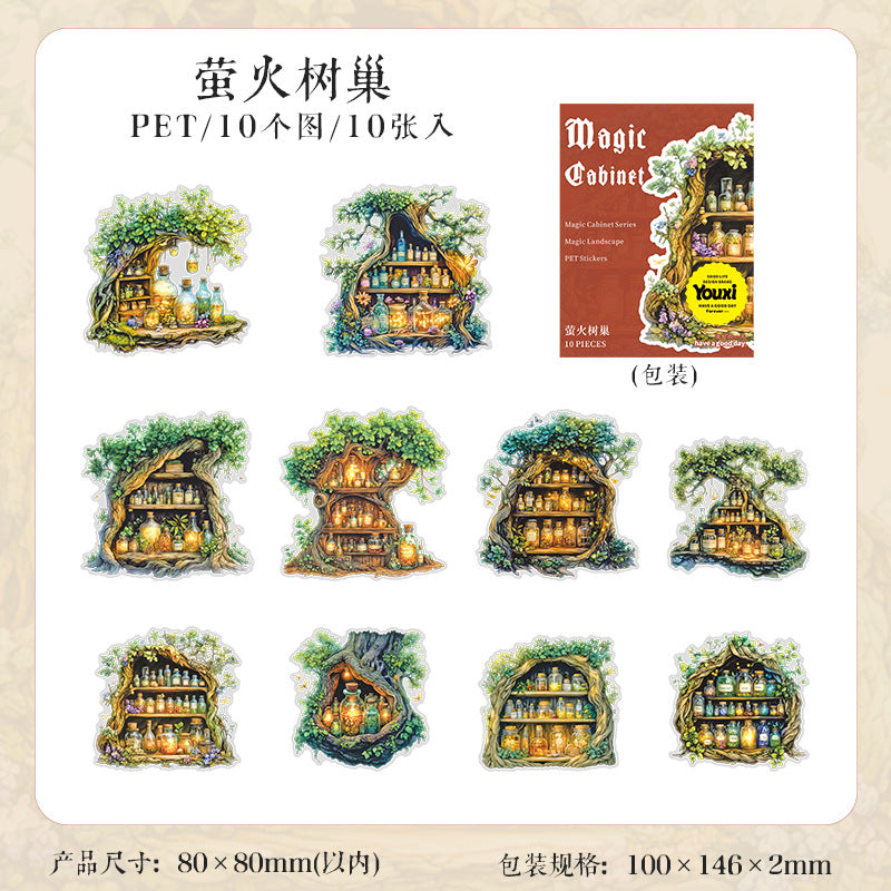 Journal PET sticker packs (Magic Cabinet)