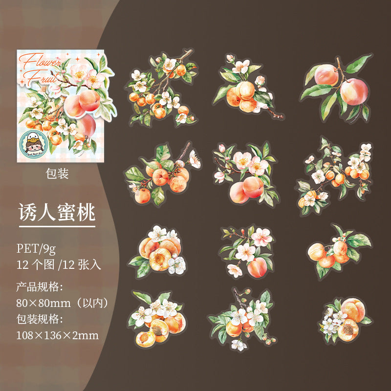 Journal sticker packs (Fruit)