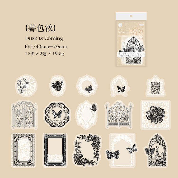 Journal PET sticker packs (30pcs/pack)
