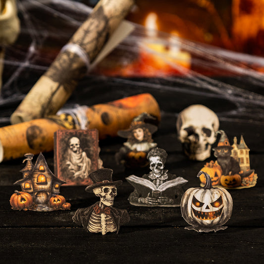 Journal Halloween series material packs (stickers and papers)