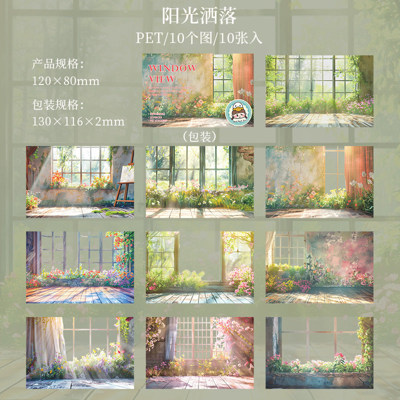 Journal sticker packs (Window View)