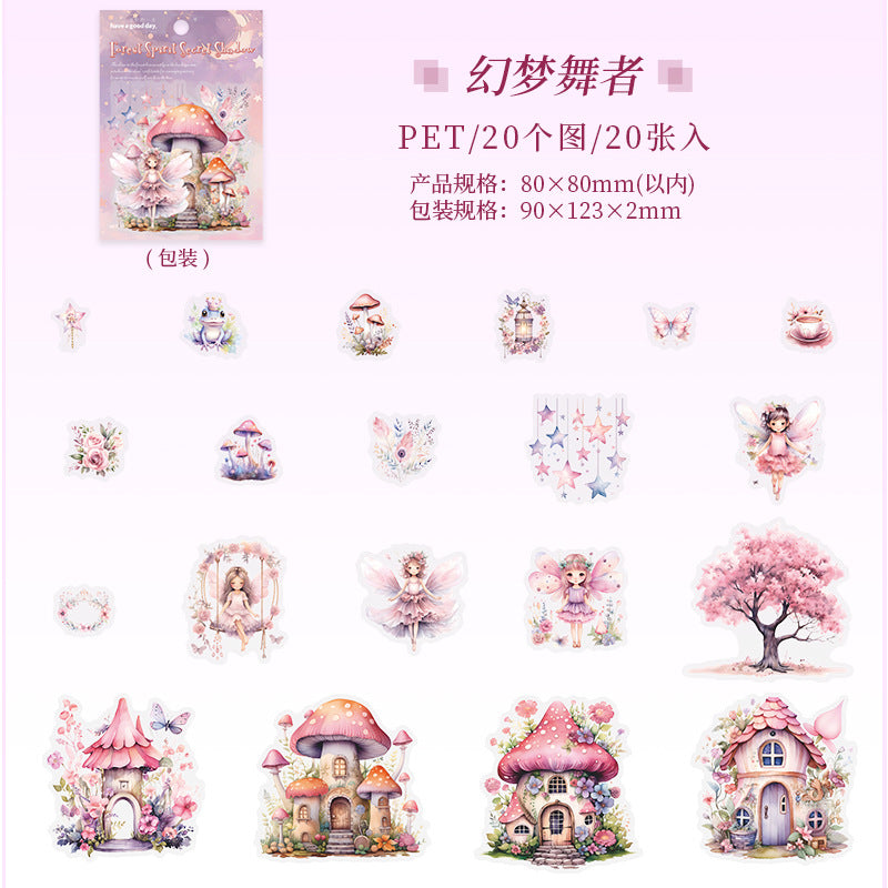 Journal PET sticker packs (Forest Elves)