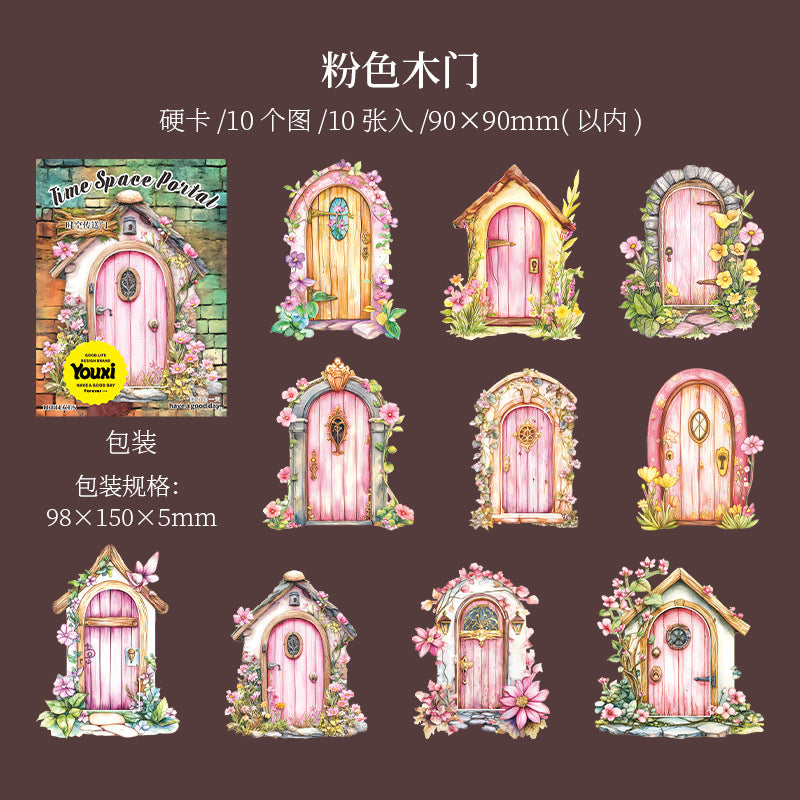 Journal hard card sticker packs