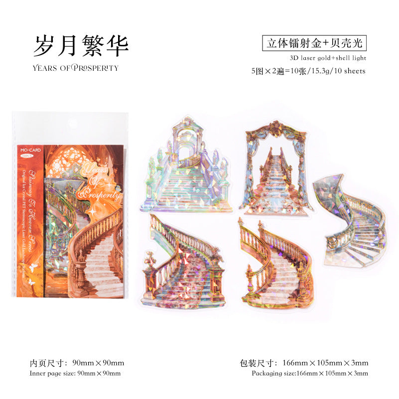 Journal sticker packs (Rose Stairs)