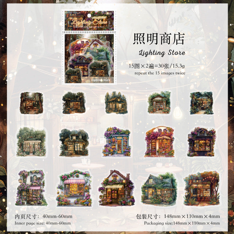Journal sticker packs (Forest Cabin)