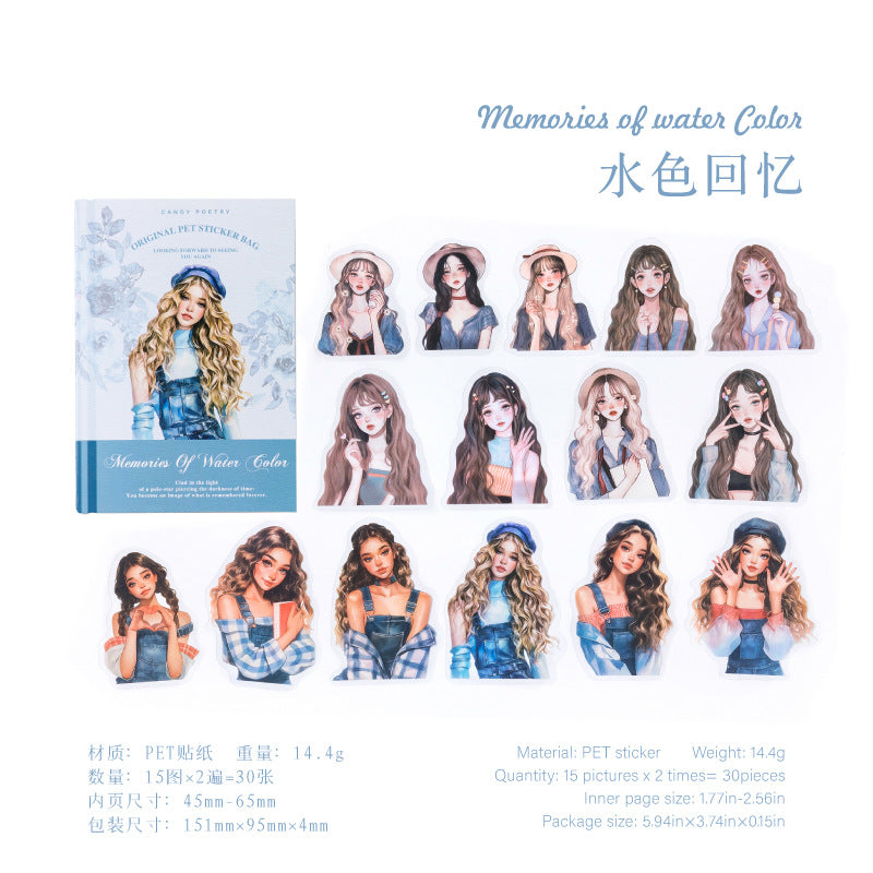 Journal PET sticker packs (Character)