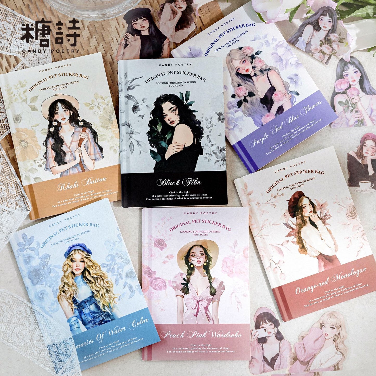 Journal PET sticker packs (Character)