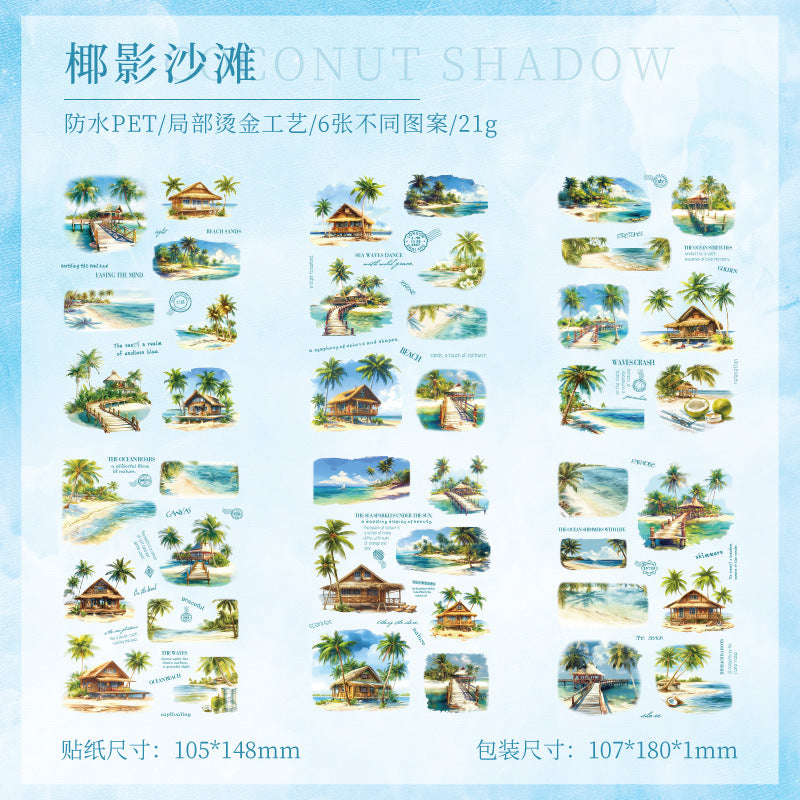 Journal sticker packs (6 pcs/pack)