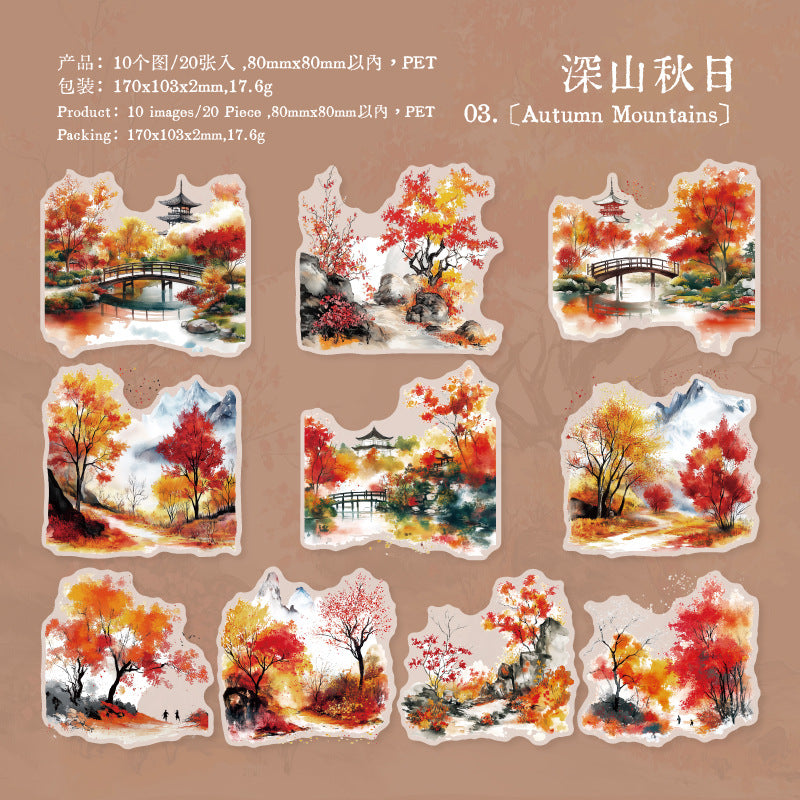 Journal sticker packs (Natural Garden Theme)