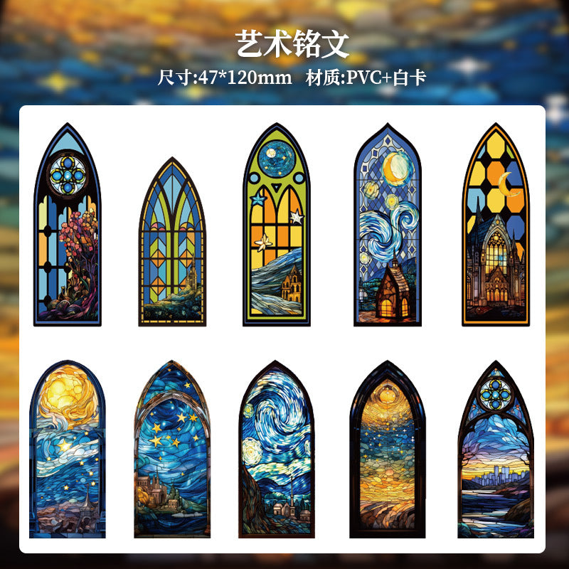 Journal sticker packs (European style window)