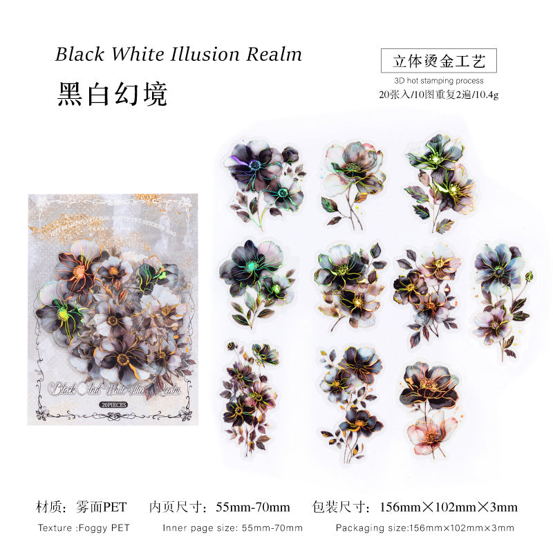 Journal PET sticker packs (Flower)