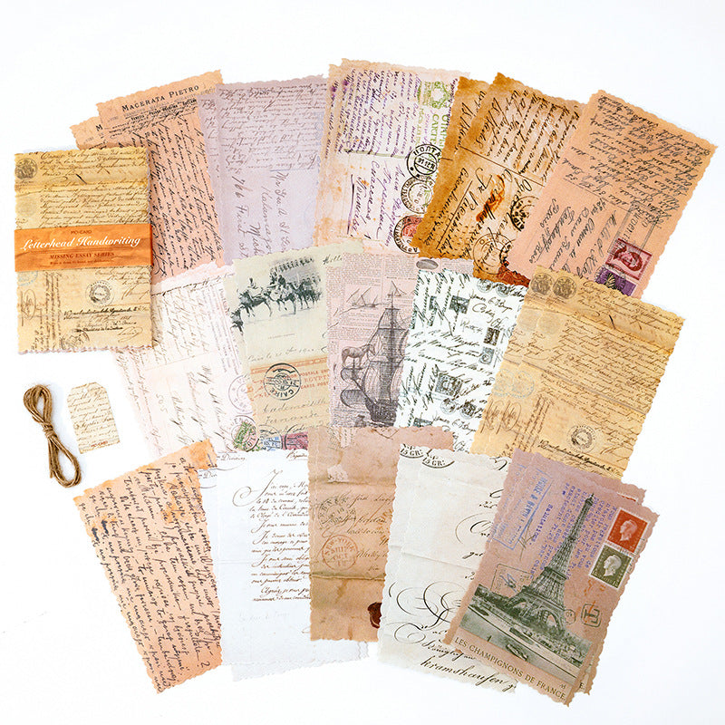 Retro Journal paper packs (30 sheets/pack)