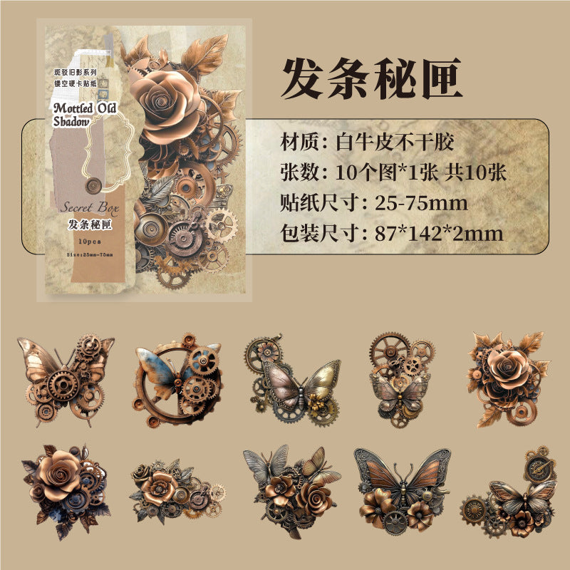 Journal hard card sticker packs