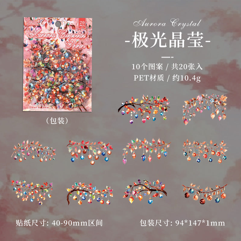 Journal PET sticker packs (Small colored lights)