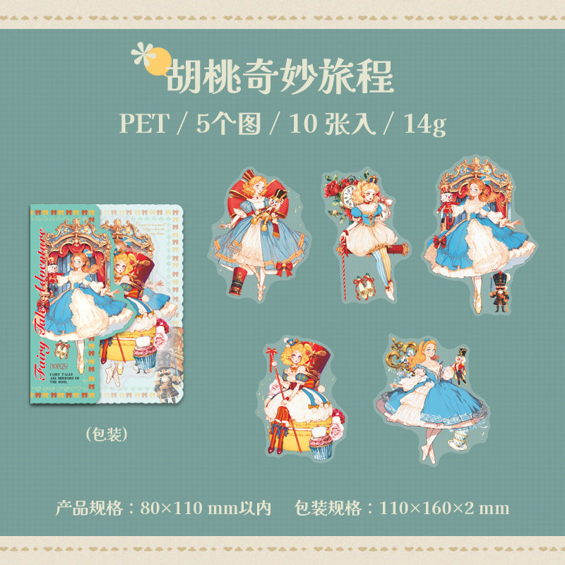 Journal PET sticker packs (Fairy Tale Theme)