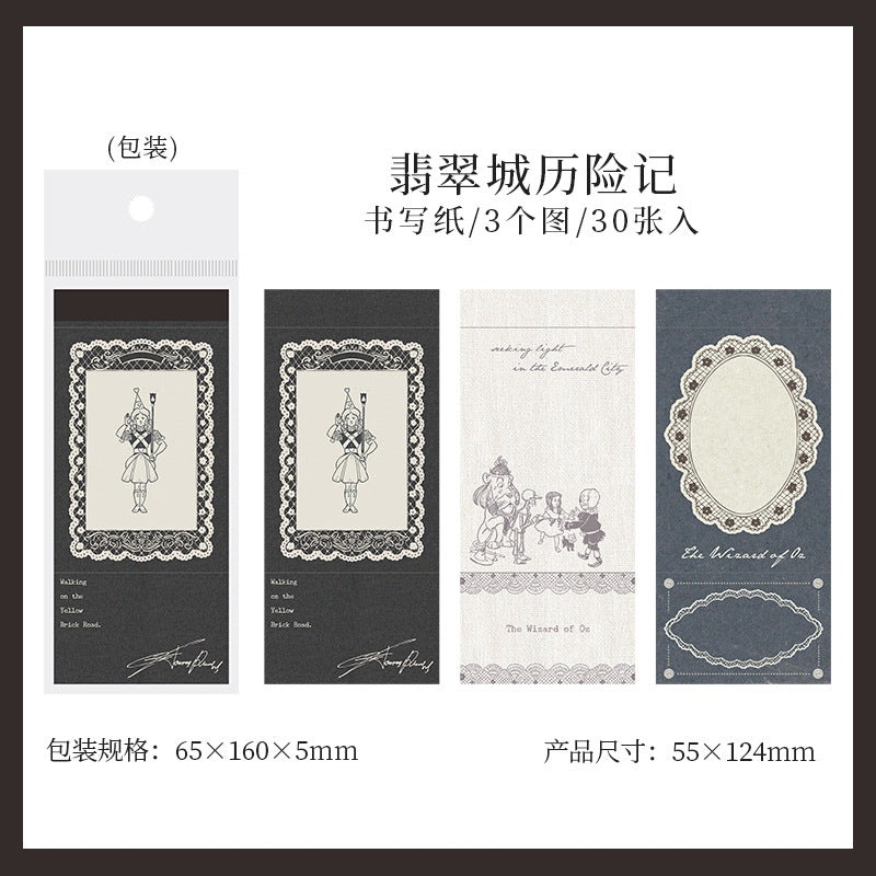 Notepad (Fairy Tale Series) 5.5*12.4cm (30sheets/pack)