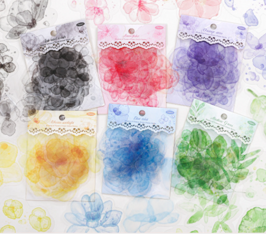 Journal PET sticker packs (Flower)