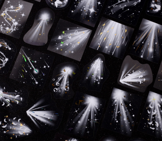 Journal PET sticker packs (20pcs/pack)