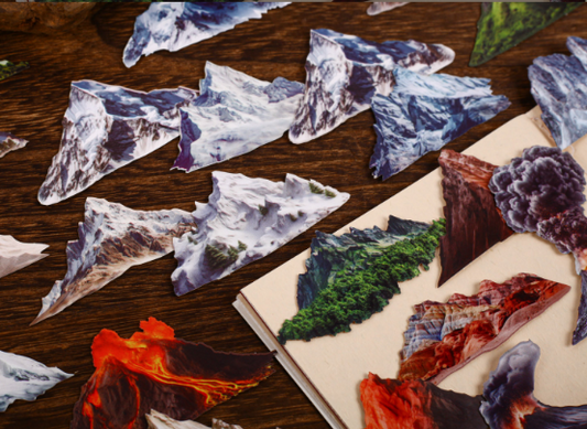 Journal hard card sticker packs (16pcs/pack)