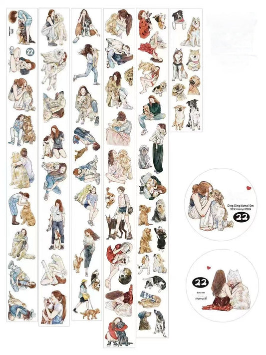 Character Journal Tape （10 meters/roll） Dingding